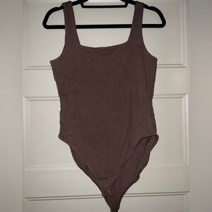 Brown body suit, women’s M, Old Navy